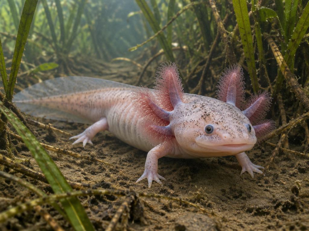 Axolotl — generated wildlife illustration