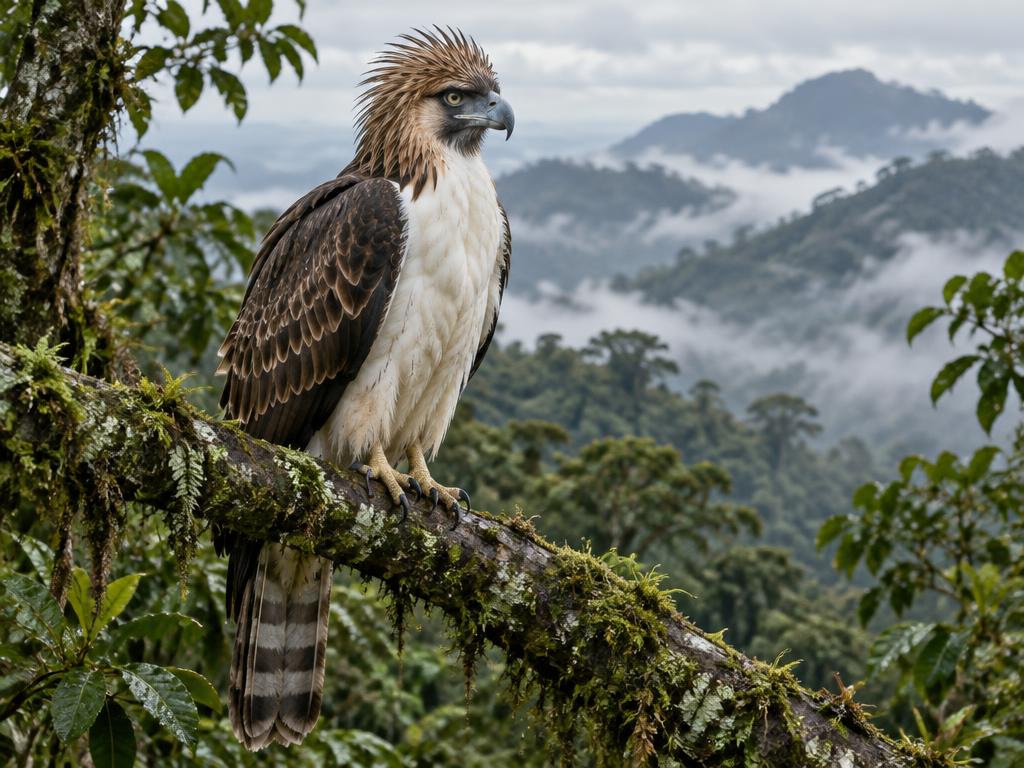 Philippine eagle — generated wildlife illustration