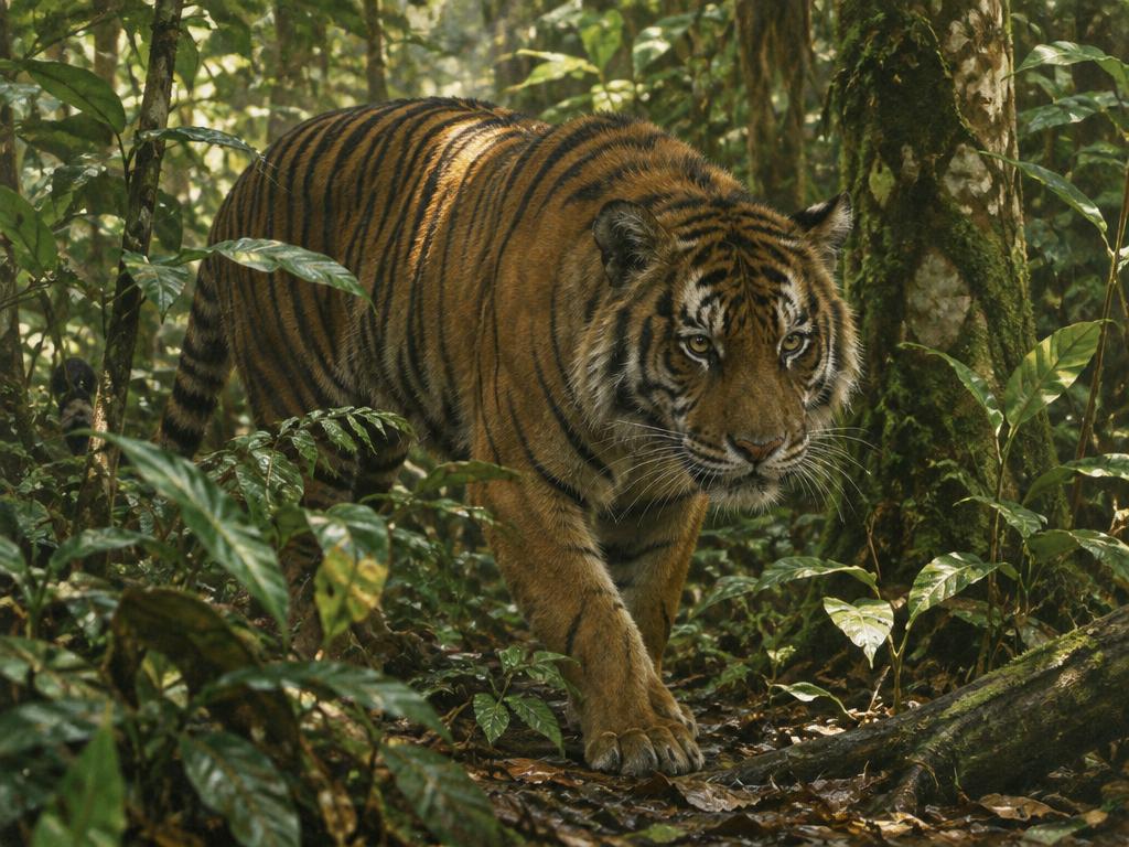 Sunda tiger — generated wildlife illustration